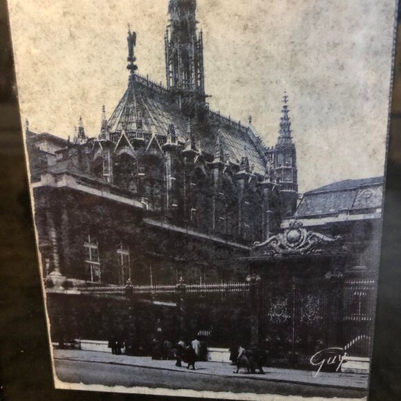 NWT ALEXANDRA'S ACCENTS Set of 4 Framed Old World French Architectural Prints 9" - Picture 6 of 8